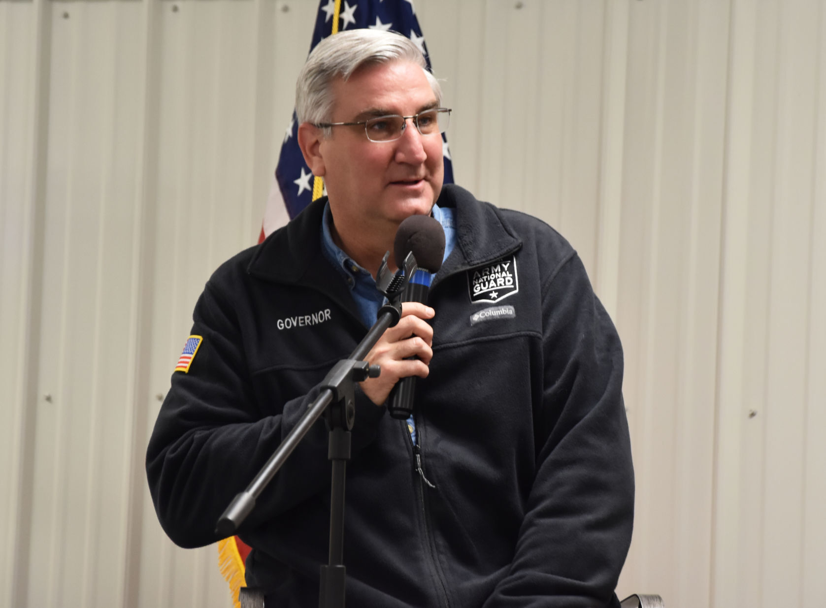 Holcomb visits county for Lincoln Day Dinner, talks campaigning during COVID